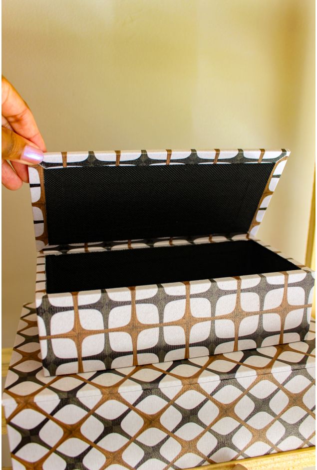 Conjunto de Caixa Organizadora Geometric -3-